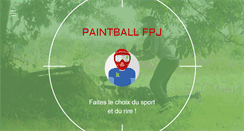 Desktop Screenshot of fpj-paintball-manche.fr